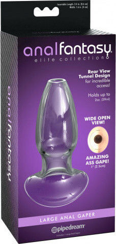 Pipedream Anal Fantasy Collection Mega Anal Gaper Dop Anal XLarge Transparentă 3.6cm