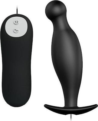 Pretty Love Special Anal Stimulation Dop Anal cu vibrație Neagră 11.7cm BI-040036