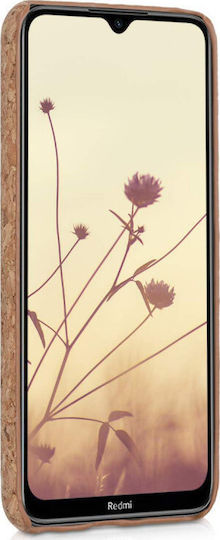 KWmobile Cork Back Cover Wooden Brown (Redmi Note 8T)