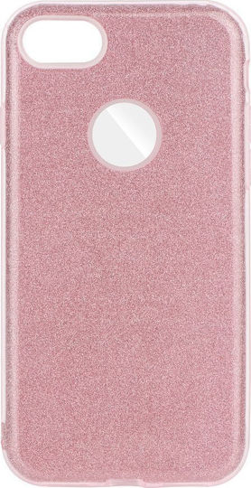 Forcell Forcell Shine Cover Hard Back Cover Silicone Pink (iPhone 8/7)