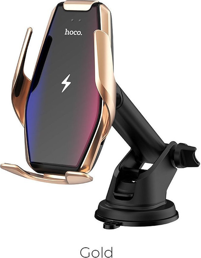 Hoco Βάση Κινητού Αυτοκινήτου S14 Surpass Wireless Charger με ...