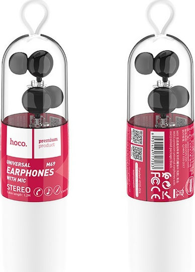 Hoco M69 Expression In-ear Handsfree Headphones with Connector 3.5mm Black