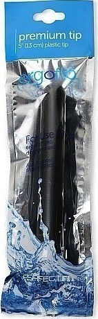 Perfect Fit Brand Ergoflo Plastic Nozzle Анален душ Black 12.5см