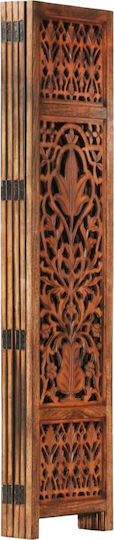 vidaXL Decorative Room Divider Wooden with 5 Panels 200x165cm
