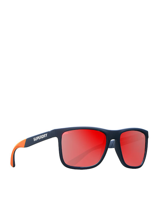 Superdry RunnerX Sunglasses Μαύρα with Acetate Frame & Red Lens Superdry RunnerX Sunglasses Μαύρα with Acetate Frame & Red Lens