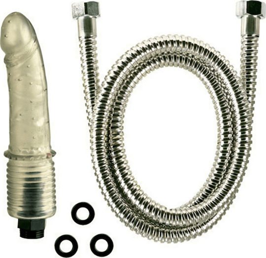 Colt Shower Shot Spraying Water Dong Anal Shower Brown 11cm