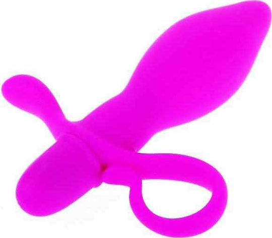 Pretty Love Butt Plug With Vibration Taylor Anal Plug with Vibration Purple 9cm