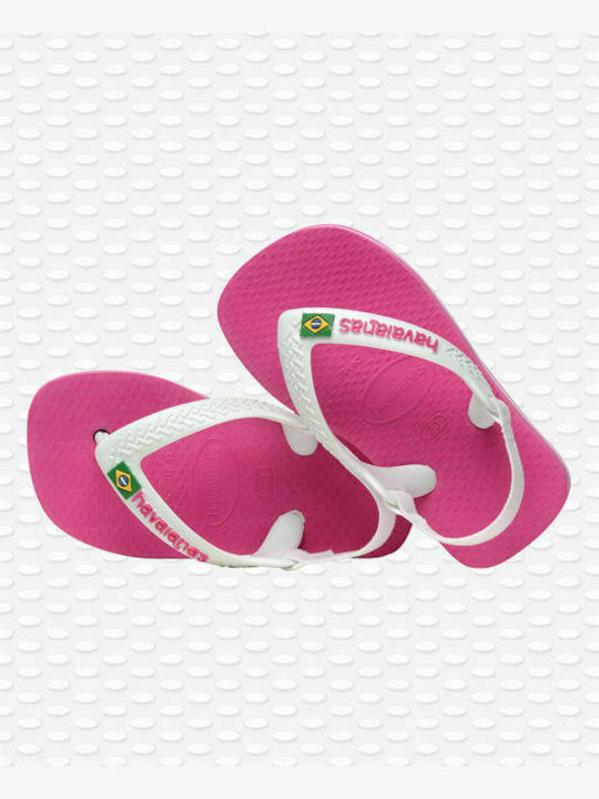 Kids Flip Flops White