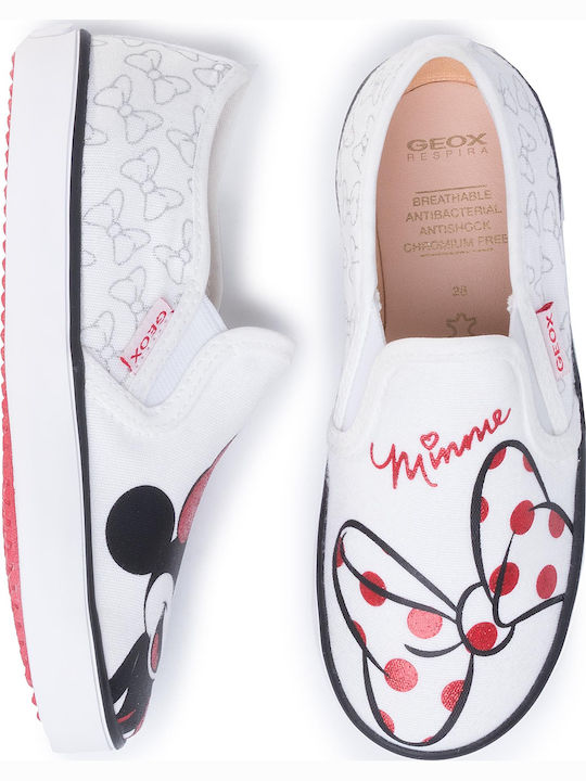 Παιδικές Εσπαντρίγιες Slip-On Λευκές Kilwi