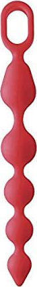 Malesation Ballchain Medium Anal Beads Medium Red