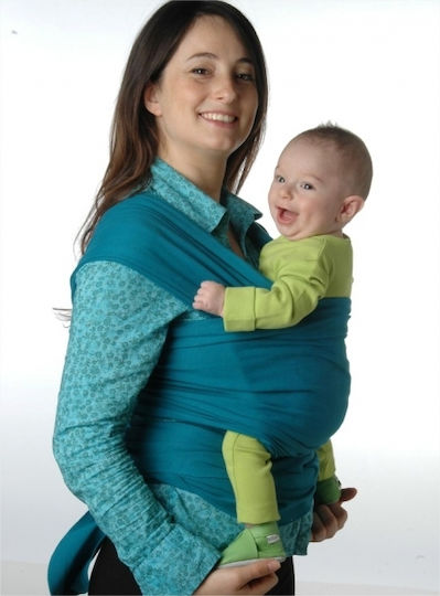 Babylonia Tricot - Slen Organic Babytragetuch Wrap Marineblau mit einem maximalen Kindergewicht von 18 kg