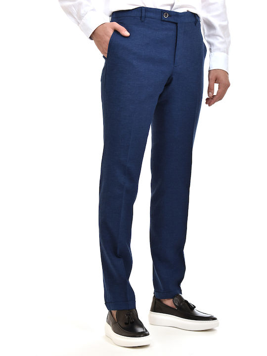 Bizzaro Trousers Linen-Blue Blue (4107.8330-6TR)