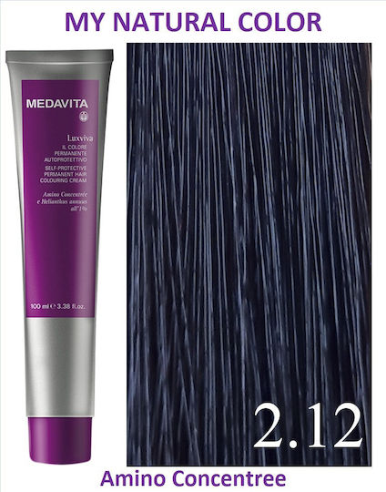 Medavita Luxviva Haarfärbemittel 2.12 Dunkel Kastanie Sandre Iiré 100ml