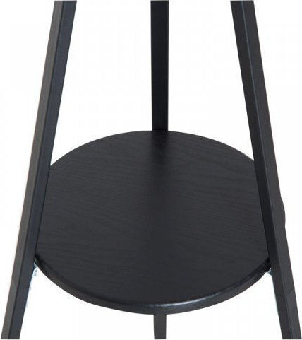 HomCom Cuiere de podea Metal Negru 45x45x180cm