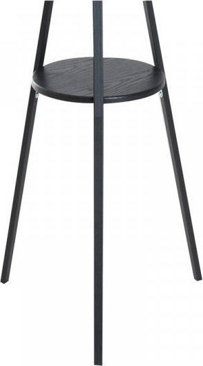 HomCom Cuiere de podea Metal Negru 45x45x180cm