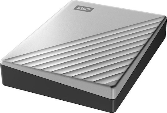Western Digital My Passport Ultra USB-C / USB 3.1 External 2.5" HDD 5TB Silver