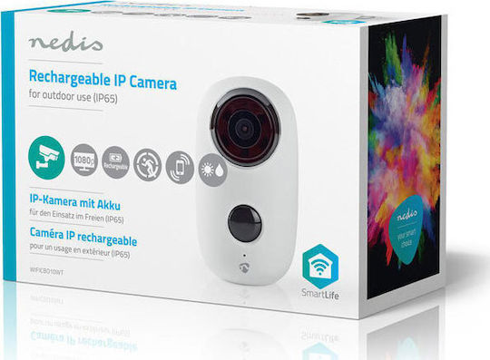 Nedis WIFICBO10WT IP Surveillance Camera Wi-Fi Full HD 1080p with Two-Way Communication