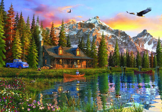 Oldlook Cabin Dominic Davison Пъзел 2D 2000 Части