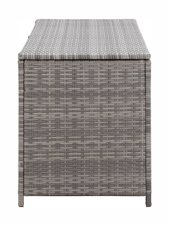 vidaXL Outdoor Storage Box Gray L120xW50xH60cm