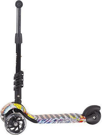Kikka Boo Kids Scooter 3 in 1 Ride and Skate 3-Wheel with Seat for 3+ Years Multicolour