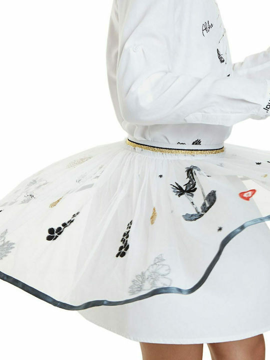 Kids' Tulle Skirt White Hartford