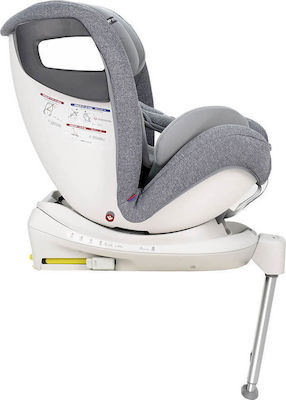 Bebe Stars Apex 360° Бебешко столче за кола 0-36 кг с Isofix Сив