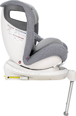 Bebe Stars Apex 360° Бебешко столче за кола 0-36 кг с Isofix Сив