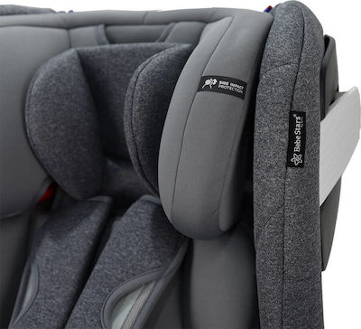 Bebe Stars Apex 360° Бебешко столче за кола 0-36 кг с Isofix Сив