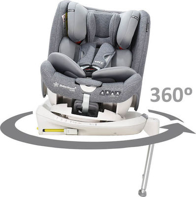 Bebe Stars Apex 360° Бебешко столче за кола 0-36 кг с Isofix Сив