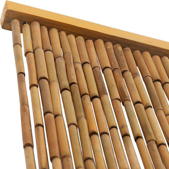 vidaXL Bamboo Door Curtain Brown 90x200cm 243715