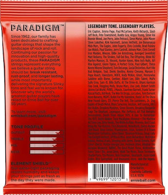 Ernie Ball Skinny Top Heavy Bottom Slinky Paradigm 10-52