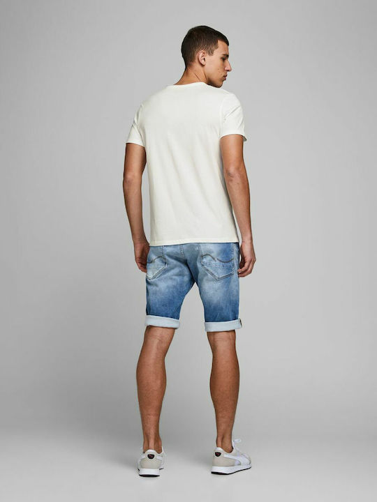 Jack & Jones Ανδρικό T-shirt Λευκό Με Στάμπα