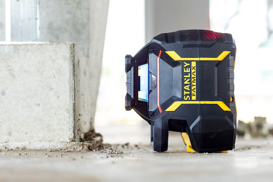 Stanley RL600 Περιστροφικό Αλφάδι Laser Κόκκινης Δέσμης 6V με Εύρος Εργασίας 30m
