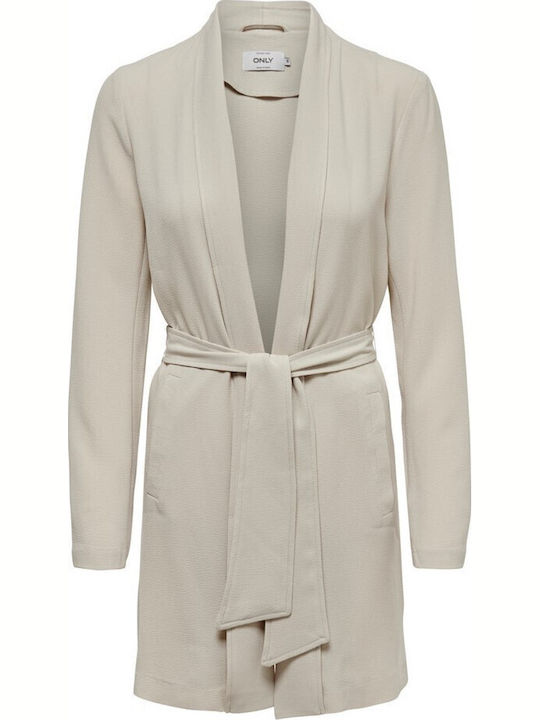 Only Blazer pentru femei Sacou Ecru