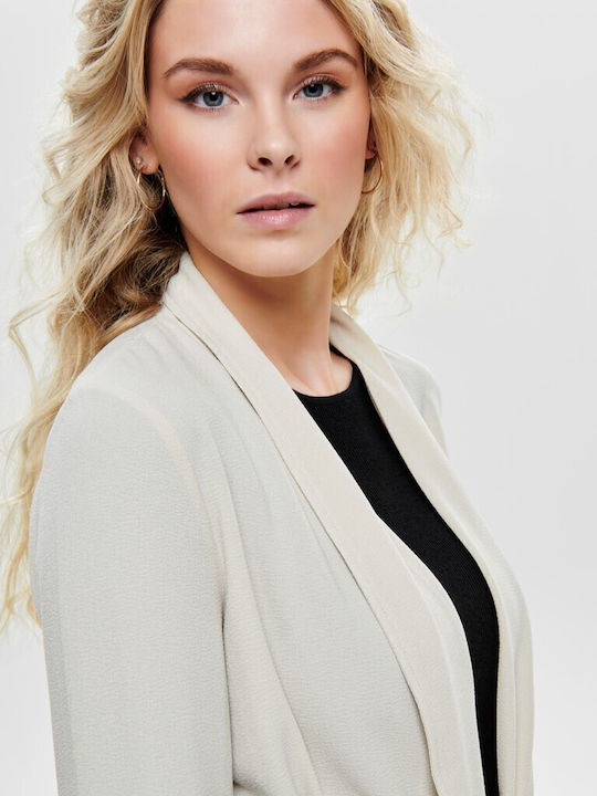 Only Blazer pentru femei Sacou Ecru