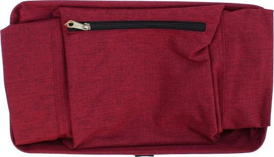 Colorlife TW-37 Sack Voyage 30lt Red with Wheels Fabric L57xW19xH34cm
