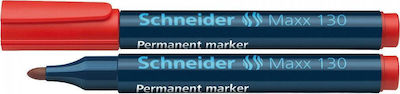 Schneider Maxx 130 Permanent Marker 3mm Rot