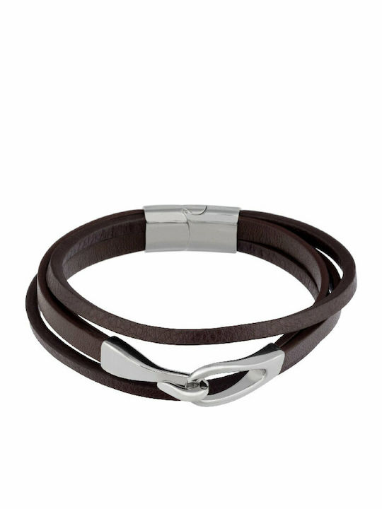 U.S. Polo Assn. Herren Armband aus Leder