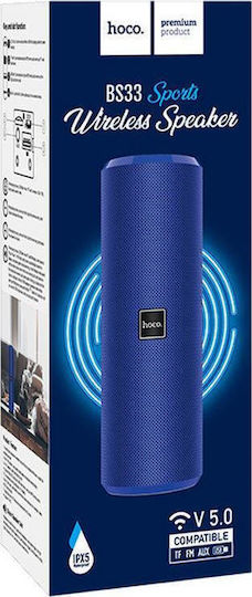 Hoco BS33 Voice Ηχείο Bluetooth 5W με Ραδιόφωνο και Διάρκεια Μπαταρίας έως 5 ώρες Μπλε