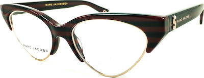 Marc Jacobs Eyeglass Frame Red MARC314 KVN