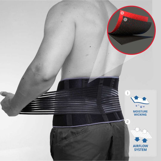 Ortholand KED/ 029 Belt Waist Neoprene with Stays in Black color