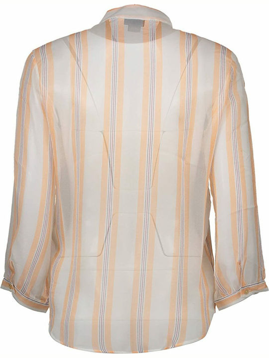 Gant Women's Silky Striped Long Sleeve Shirt