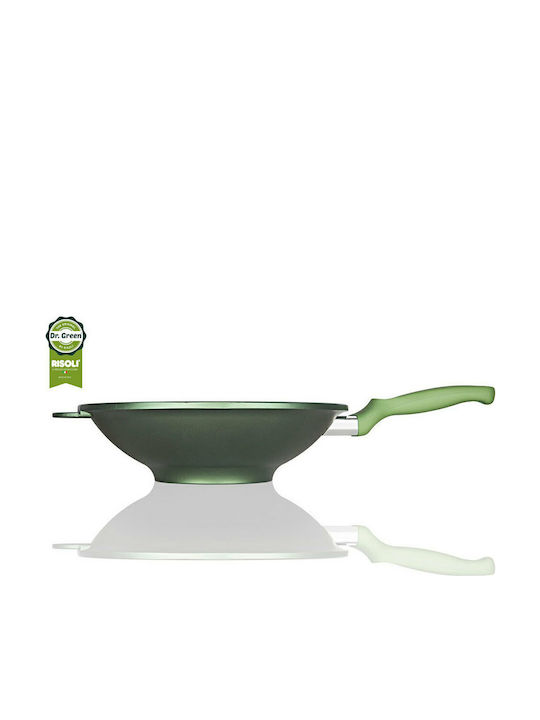 Risoli Dr.Green Wok made of Die-Cast Aluminum with Non-Stick Coating 30cm