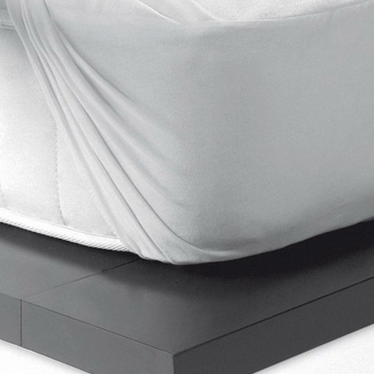 Kentia Protective Cover Semi-double Waterproof with Skirt Cotton Cover White 130x200+30cm