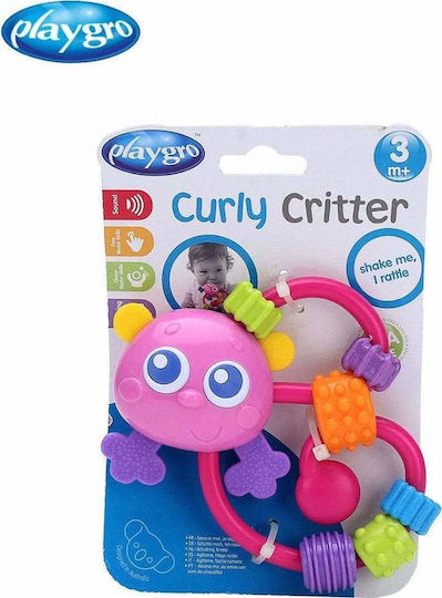 Playgro Κουδουνίστρα Curly Critters Ποντικάκι για 3+ Μηνών