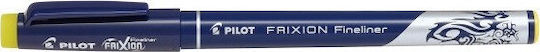 Pilot Frixion Fineliner Design Marker 0.45mm Yellow