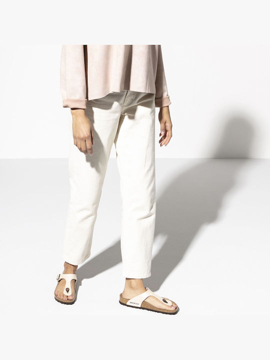 Birkenstock Gizeh Ανατομικά Σανδάλια Εκρού