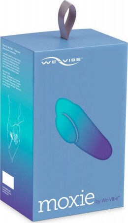 We-Vibe Moxie Clitoral Vibrator 8.5cm Aqua Blue