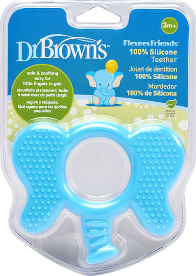 Dr. Brown's Elephant Teething Ring BPA Free made of Silicone for 3 m+
