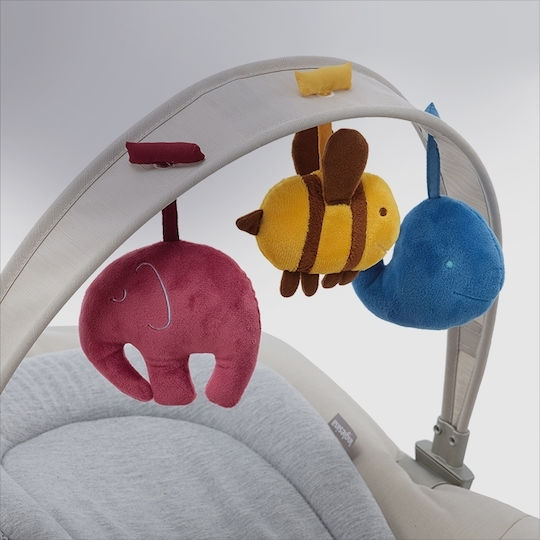 Inglesina Χειροκίνητο Relax Μωρού Lounge με Μουσική Butter για Παιδί έως 9kg
